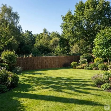 Brande de bruyère naturelle Largeur 5 m Hauteur 1.5 m