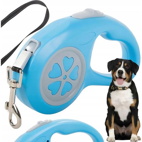 Guinzaglio automatico Serca 5m blu (72) (1/5)