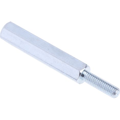 Entretoise filetée RS PRO, longueur 25mm, Mâle / Femelle, M3 x M3 ( Prix pour Sachet de 50 ) (1/3)