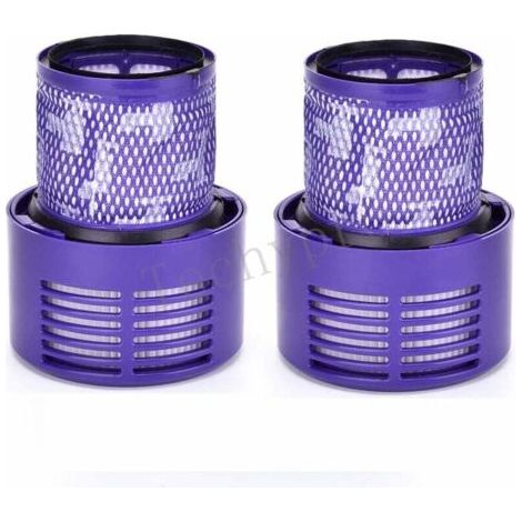 Accessorio per la pulizia, confezione da 2 filtri di ricambio V10 per Dyson Cyclone V10 Animal/Absolute/Motorhead/Total Clean, con codice articolo 969082-01