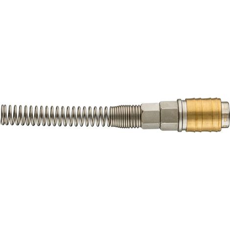 Connettore rapido per compressore con uscita tubo flessibile da 8 x 10 mm (1/5)