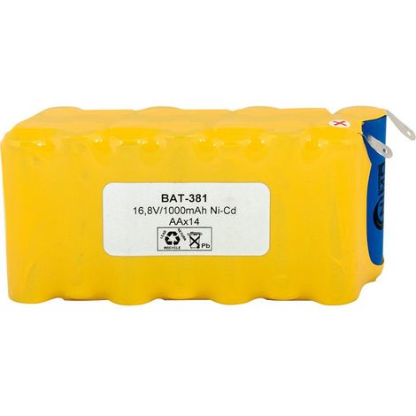 Batterie 16,8Vdc NiCd 1900mA (Halterung 14 SC1900)