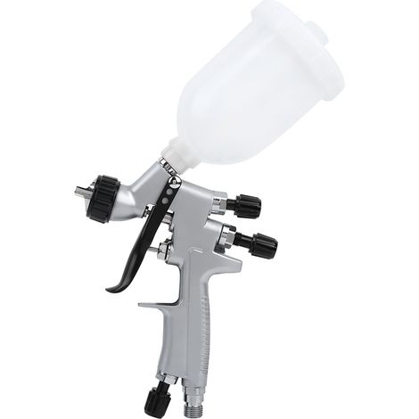 Pistolet à peinture pneumatique à haute atomisation, pot en plastique de 250 ml, calibre 1,0 mm (1/5)