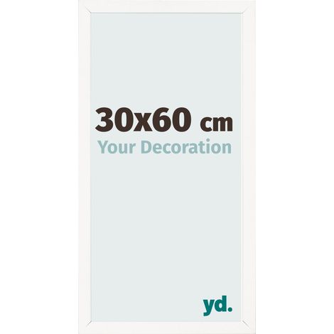 yd. - Cadre photo 30x60 - Blanc Brillant - MDF - Bologna (1/5)
