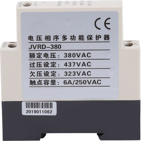 JVRD-380 Phasenfolgeschutzrelais, Überwachungs- und Steuergerät, 380 V AC (1/5)