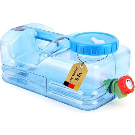 Wasserkanister 5L 22L Camping Hahn BPAfrei 5.5 Liter (1/5)