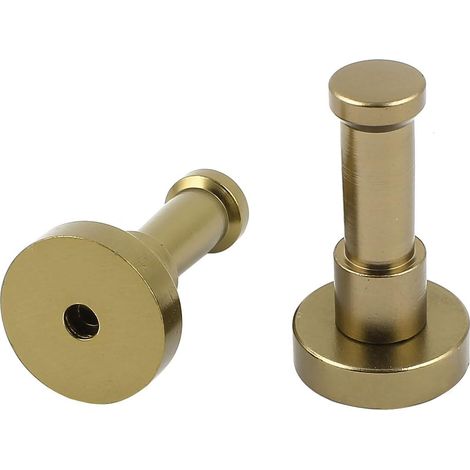 2 Stücke Runde Aluminium Wandhalterung Bad Handtuch Hut Kleiderhaken Aufhänger Bronze Ton (b2b749af4