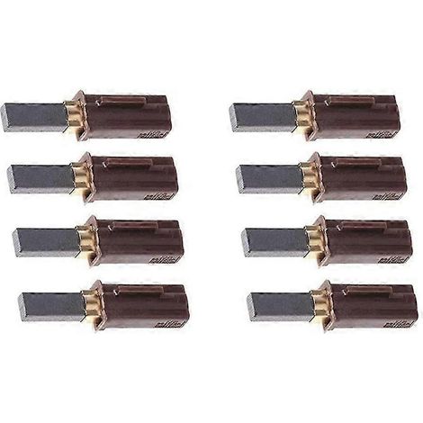 Lot de 12 balais de charbon compatibles avec les moteurs d'aspirateurs électriques Ametek Lamb, références 2311480, 333261 et 33326-1 QAQ (1/5)