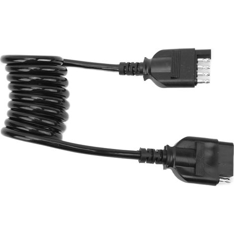 Connecteur filaire 5 broches pour remorque, rallonge prise mâle avec câble, fiche de raccordement étanche (1/5)