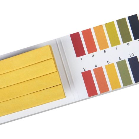 Irovami Papier test pH 1-14 – 80 bandelettes, salive/urine/eau/sol – Idéal pour santé, jardin, laboratoire, école (1/5)