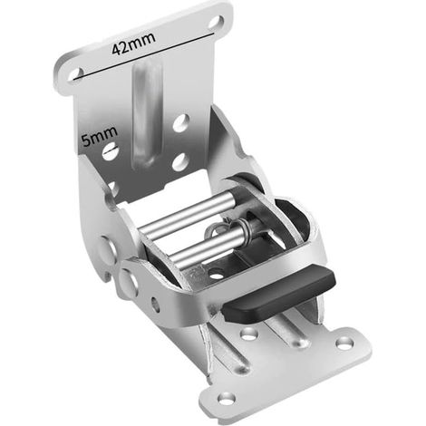 Folding Locking Hinge 90-180 Degree Steel (gold - 4pcs) (1/5)