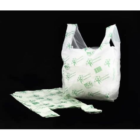 Il Sacco Biologisch Abbaubare Müllsäcke Mater-Bi Grün 30+10+10X60 Cm - 500 Stk 12 Gr