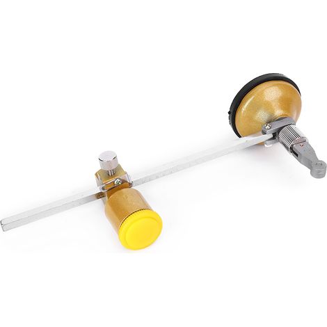 360° drehbarer Glaskreisschneider mit Zirkel, 40 cm Durchmesser, verstellbares Kreisschneidwerkzeug (1/5)