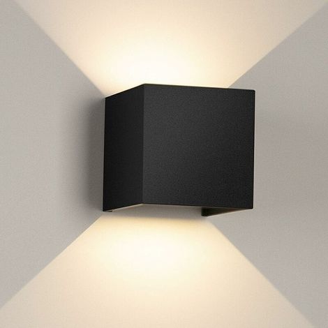 Applique murale 12w Led Applique Intérieur Extérieur Blanc Chaud 3000k Applique Led Avec Angle De Faisceau Réglable Ip65 Étanche Led Lumière Extérieure (1/4)