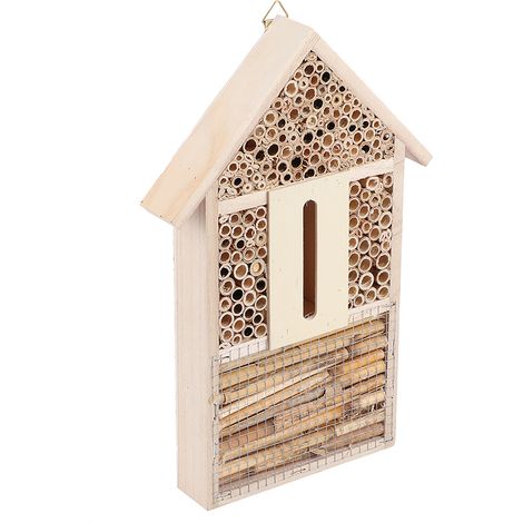 Nichoir à abeilles en bois, abri pour abeilles, nichoir de jardin, artisanat, décoration extérieure (1/5)