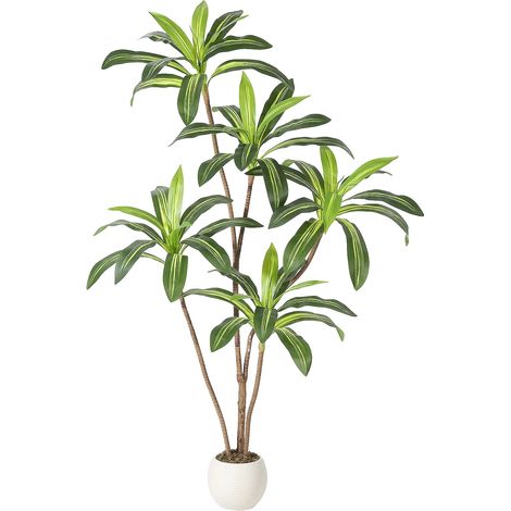 Pianta di dracena artificiale, design realistico, altezza regolabile, fino a 180 cm (1/2)