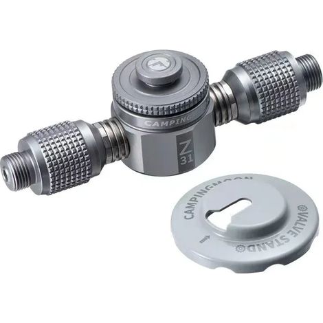 Raccord de tuyau d'extension pour cartouche de gaz de camping, réchaud à gaz extérieur avec valve et adaptateur, équipement de camping, adaptateur de réservoir pour réchauds de cuisine portables (1/5)