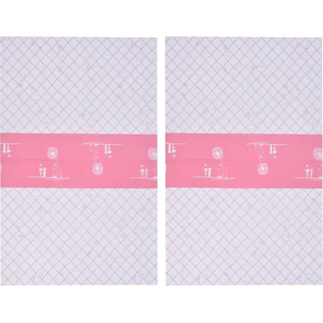 2 Nappes PVC imperméables et anti-huile, faciles à nettoyer, idéales pour dîner, motif pissenlit (1/5)