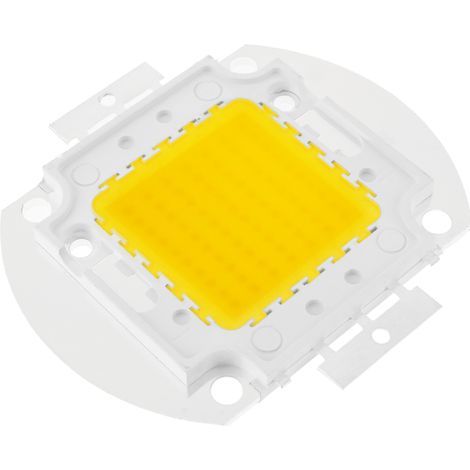BeMatik - DIY LED COB 70W 5600LM 3000K lumière blanche chaude 40x55mm émettant (1/4)