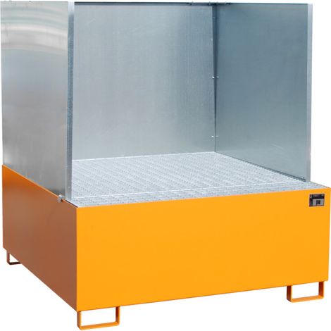 Bauer Südlohn Bac de récupération AW 1000/SW, peint, orange jaune