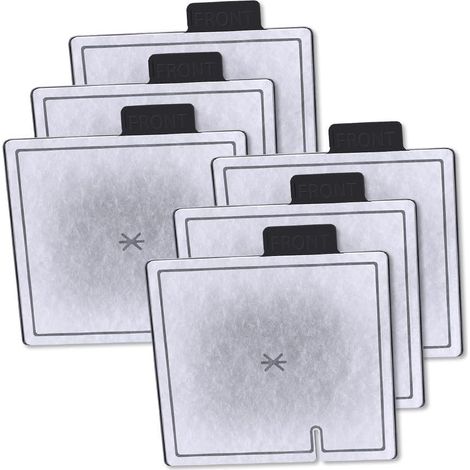 Paquete de 6 cartuchos de filtro QuietFlow compatibles con Aqueon para acuarios: cartuchos de filtro de repuesto para eliminar el amoníaco (M)