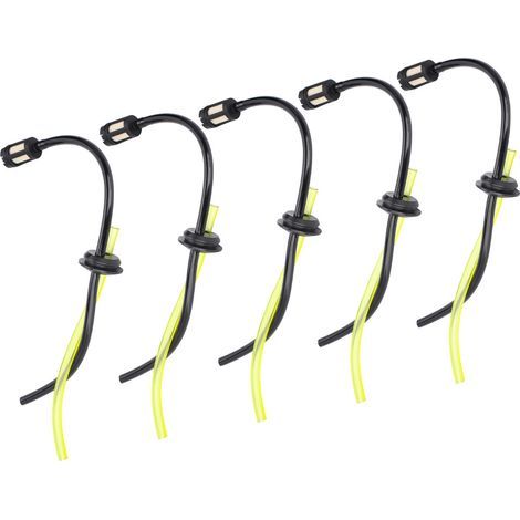 5 Pièces Durite Essence Debroussailleuse Joints de Tuyau de Carburant Universels Filtre à Essence Kit Tuyaux D'essence Tuyau D'alimentation Essence Joint et Filtre pour Tondeuse (1/5)