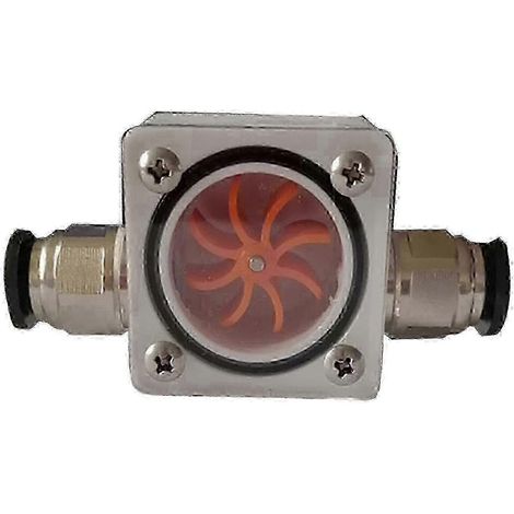 Outil pratique de mesure de débit avec hélice pour tuyaux - Indicateur de débit d'eau, connecteur type A 6 mm (1/5)