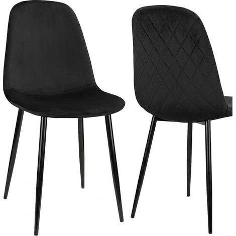 Poltrona Marcello, in velluto nero, con gambe nere. (1/5)
