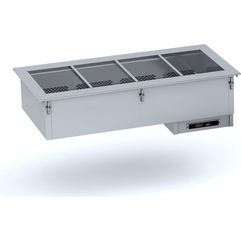Bain-Marie Drop-In Air Chaud - 2 à 5 x GN 1/1 - Combisteel
