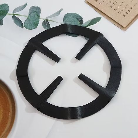 2 soportes para ollas Moka para estufa de gas, soporte para ollas pequeñas, soporte para estufa, soporte para ollas pequeñas, soporte para ollas de calentamiento, soporte para cafetera, soporte para e (1/4)