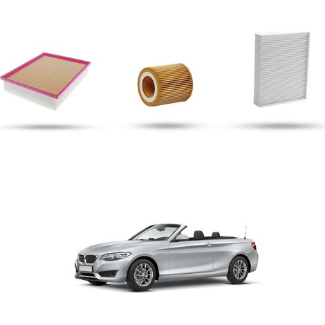 Kit Tagliando 3 filtri compatibile con Bmw Serie 2 (F23,F22,F87) 220i 135kw dal 2014 (1/5)