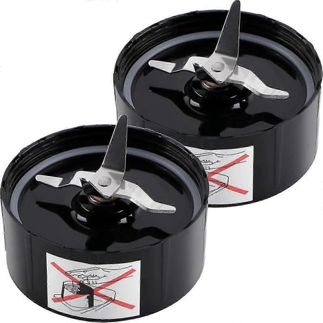 Lot de 2 lames de rechange pour blender Magic Bullet 250 W modèle MB. (1/4)