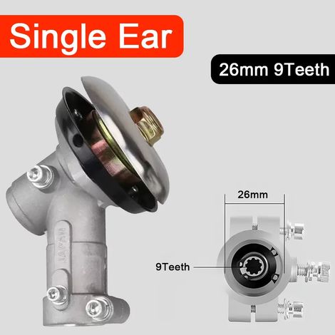 Adaptateur de tête de coupe-bordures (26 mm, 9 dents, oreille unique) - Accessoire pour débroussailleuse (1/5)