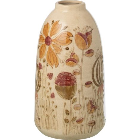 Vase vintage en poterie multicolore - multicolore (1/2)