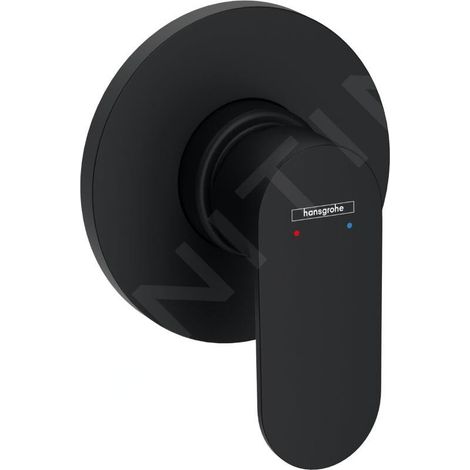 Hansgrohe Rebris S - Mitigeur de douche encastré, avec corps d’encastrement, noir mat 72648670 (1/3)