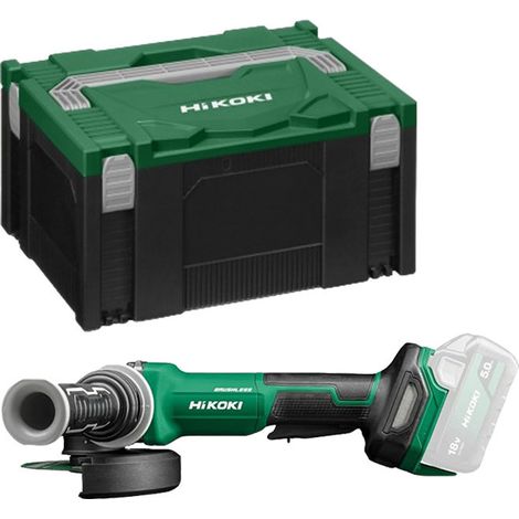 Hikoki – Meuleuse d'angle 125mm 18V – Moteur sans balais – Démarrage souple – Frein moteur – Mallette HSC III – G1813DFW2Z (1/7)