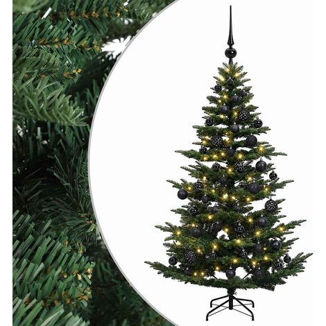 Albero di Natale artificiale con palline 120 cm 150 LED vidaXL (1/5)