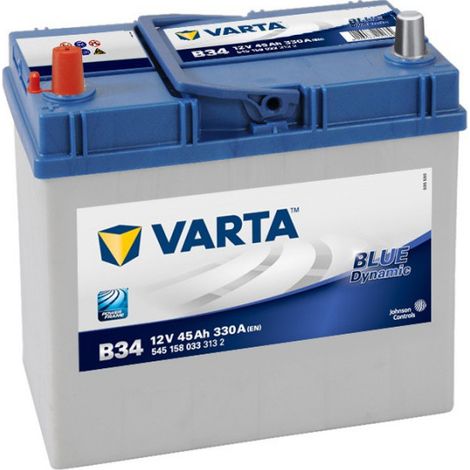 Batterie de démarrage Varta Blue Dynamic B24RS B34 12V 45Ah / 330A