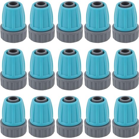 Lot de 15 raccords à écrou de serrage pour tuyaux d'irrigation, raccords pour tuyaux en PE de 16 mm, raccords d'irrigation résistants, raccords pour tuyaux d'arrosage, adaptateur pour tuyau d'arrosage