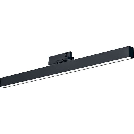 Bande Led Gfa 36W Pour Rail Triphasé 3000K 2685Lm Faisceau 38° Aluminium Noir Mat - Gealuce (1/2)
