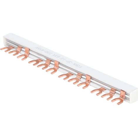 Bornier à vis en cuivre à 12 positions, connecteur à barrette de connexion 63 A 230-415 V (1/5)