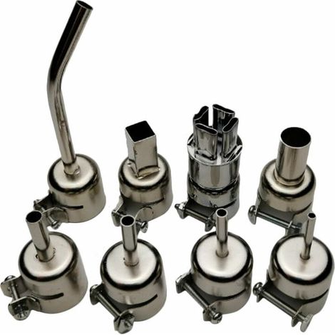 Green Mobility-Pistolet a air chaud portable, accessoires pour pistolet thermique 8 buses de pistolet thermique pour 8858I (1/5)