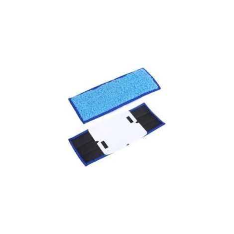 10 Mikrofaser-Wischmopp-Pads, 185 x 70 mm, waschbar, für Trocken- und Nassreinigung, Ersatz für Braava Jet 240/241 (Blau) - Crezuo