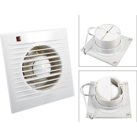 Mechanischer Abluftventilator mit Rückschlagventil, 26 dB(A), 100 mm, 7 W (1/5)