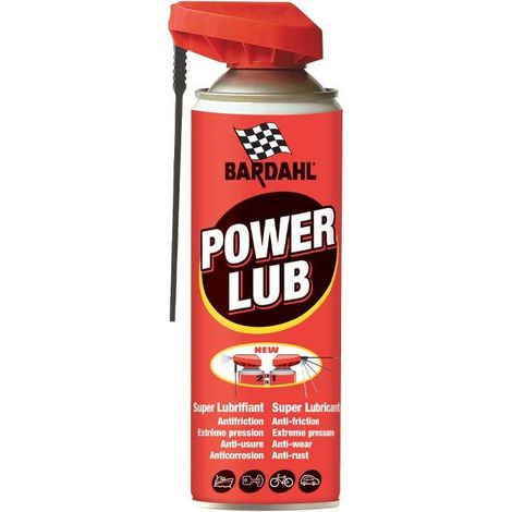Super lubrifiant POWER LUB BARDAHL - Aérosol 500 ml