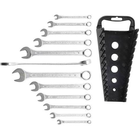 Jeu de Clés Mixtes 6-22 mm - 12 pcs - Acier Résistant et Précision Professionnelle - D-Work