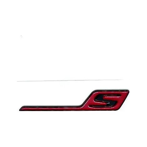 Emblème (S rouge) Mercedes-AMG GLE W166/W167 - Badge V8 Biturbo 4MATIC+ - Compatible GLE - Autocollant logo latéral/coffre/arrière (1/5)