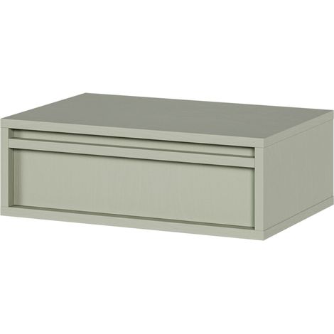 Selsey EVO - Comodino - 50 cm - con cassetto - sospeso - salvia