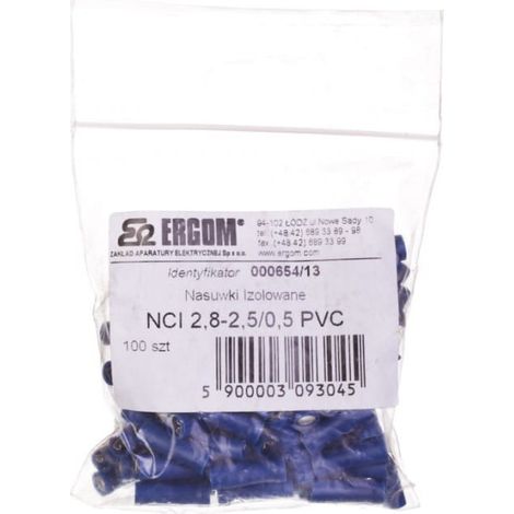 Guaina completamente isolante NCI 2.8-2.5/0.5 PVC E10KN-03010302201 /100 pezzi/