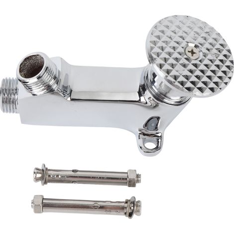 Robinet à pédale pour lavabo, robinet de salle de bain rond (1/5)